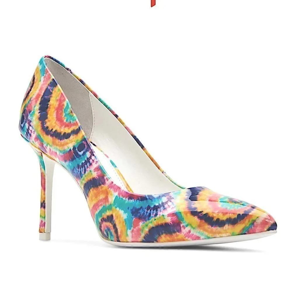 Katy Perry Sissy Pointed Toe Tie Dye Heeled Pump